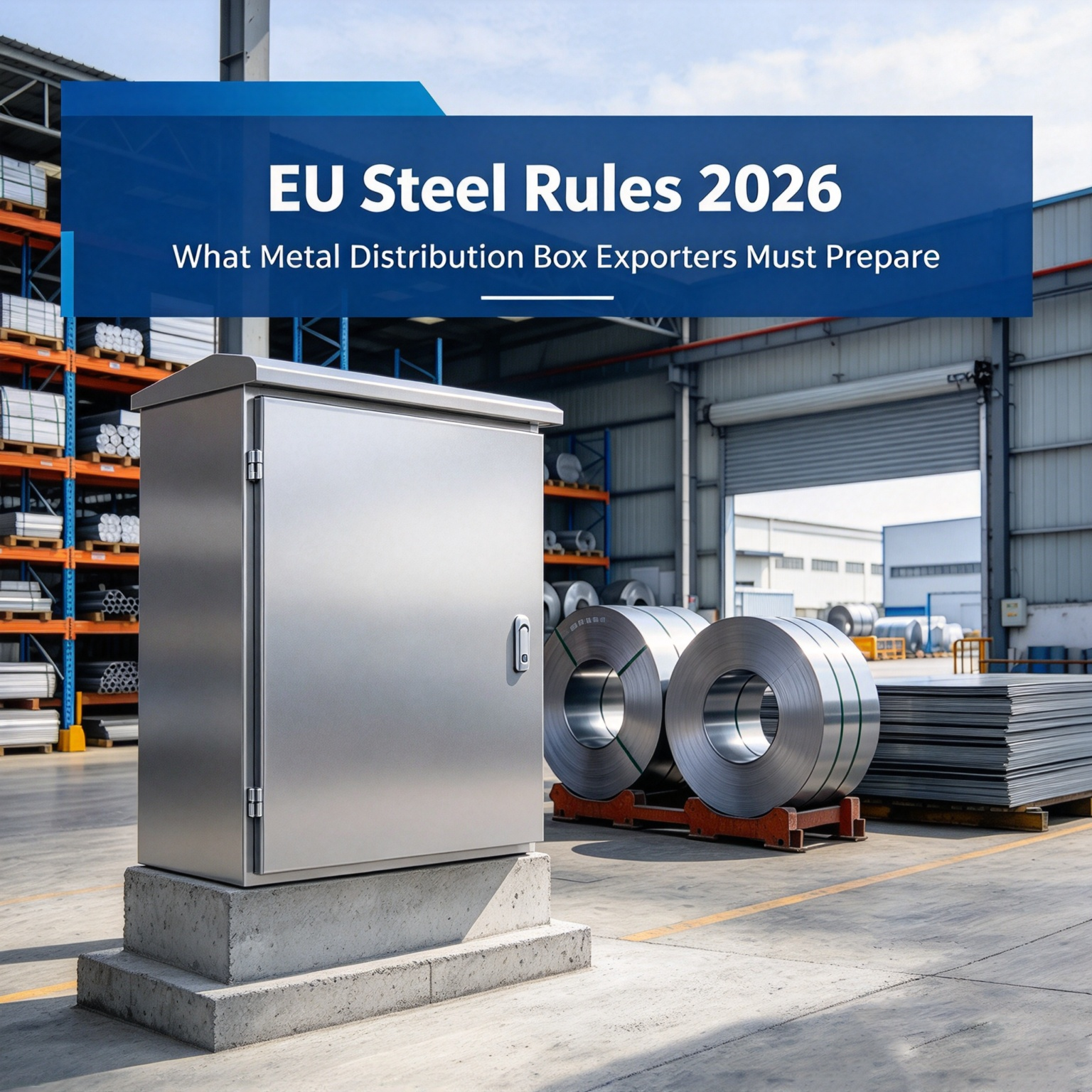 EU Steel Rules 2026: Eksportveiledning for metallfordelingsbokser
